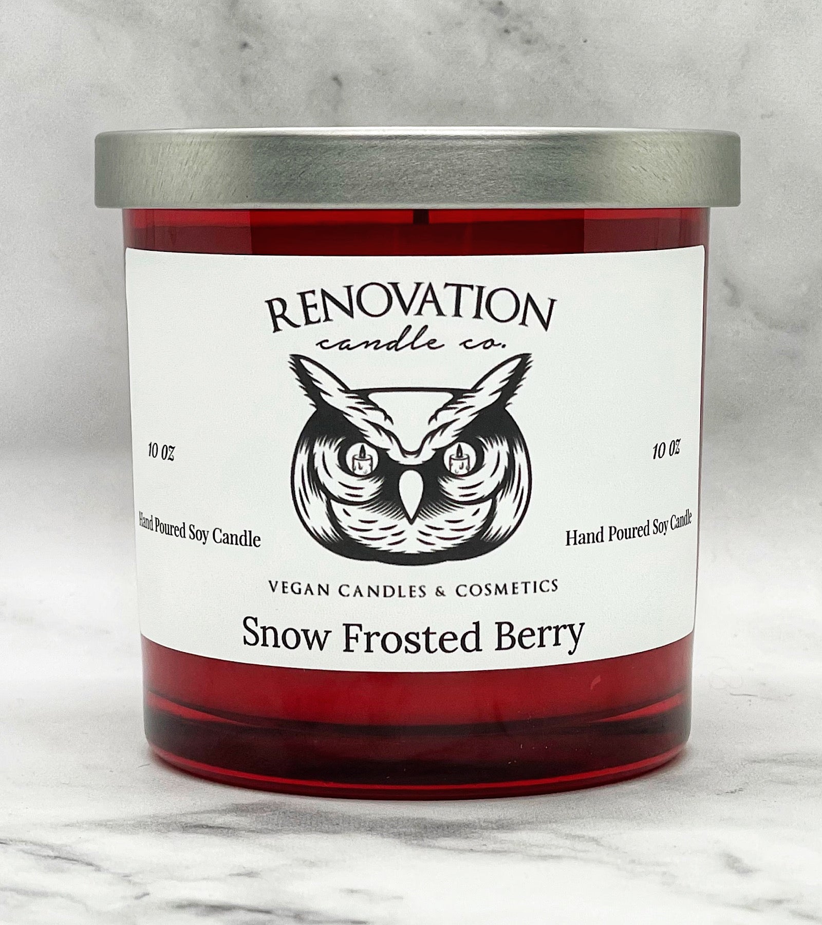 Snow Frosted Berry Candle