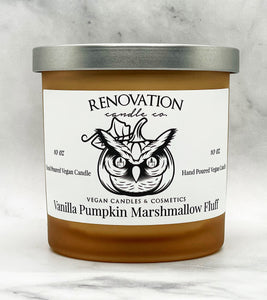 Vanilla Pumpkin Marshmallow Fluff Candle