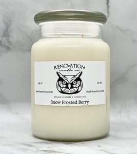 Snow Frosted Berry Candle