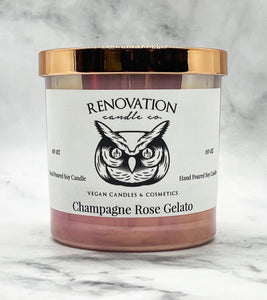 Champagne Rose Gelato Candle