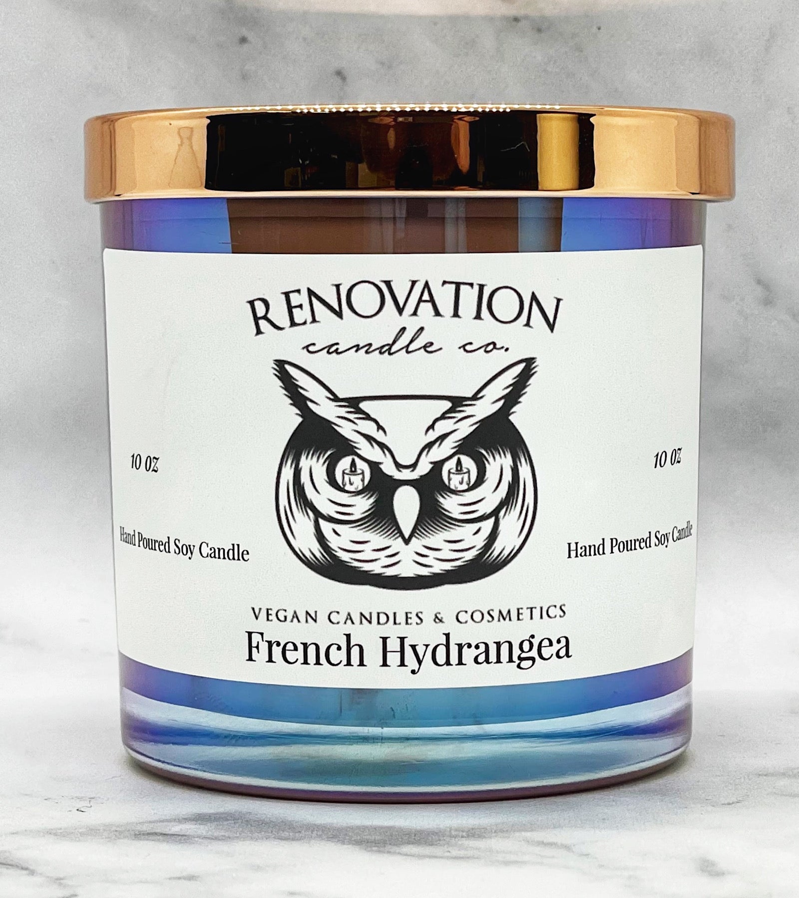 French Hydrangea Candle