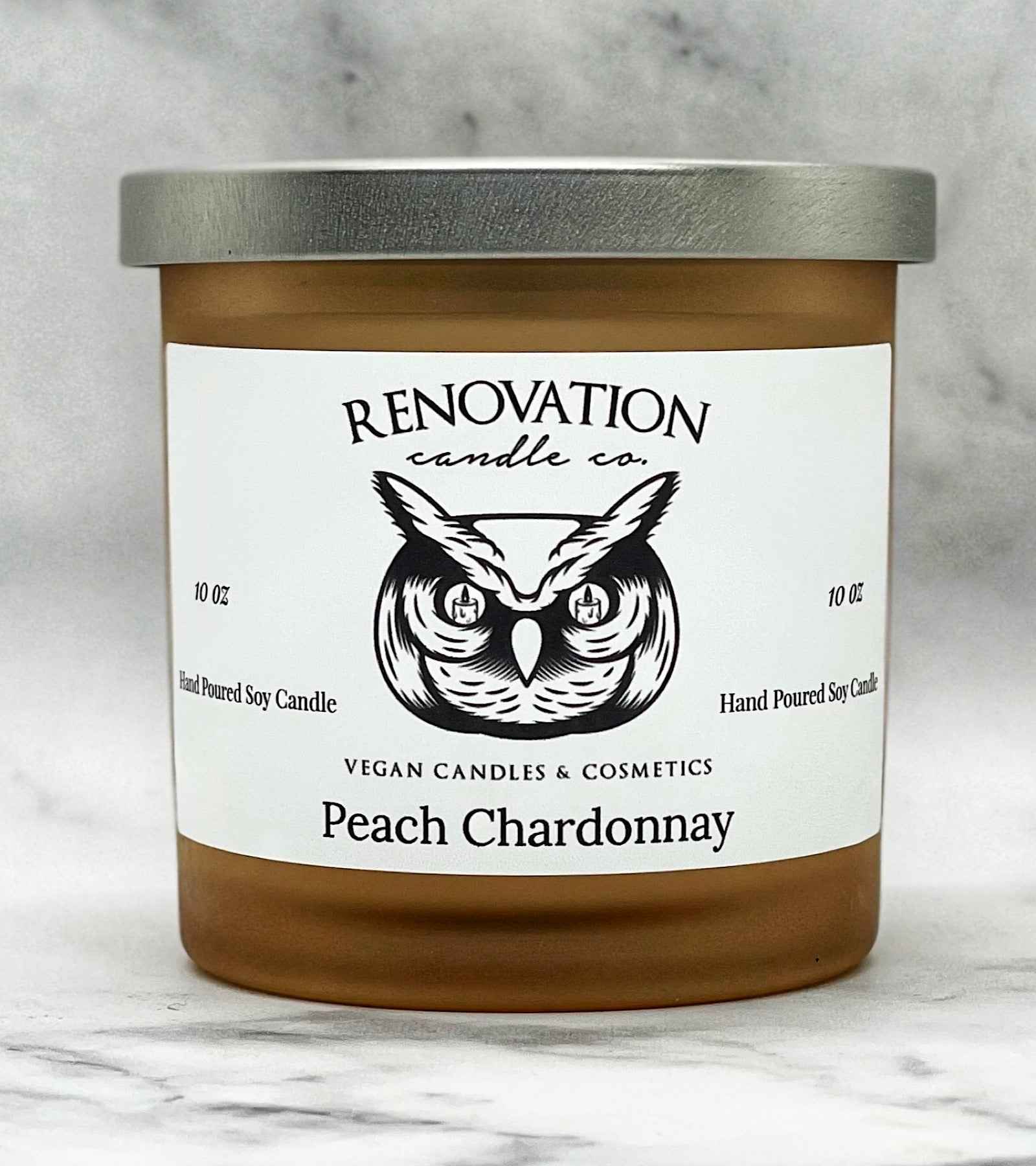 Peach Chardonnay Candle